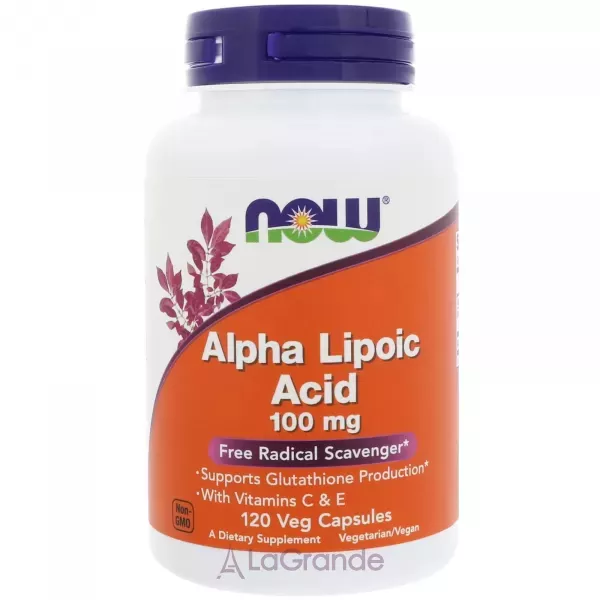 Now Foods Alpha Lipoic Acid 100 mg �����-����� �������, 100 ��