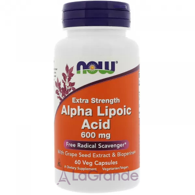 Now Foods Alpha Lipoic Acid 600 mg - , 600 