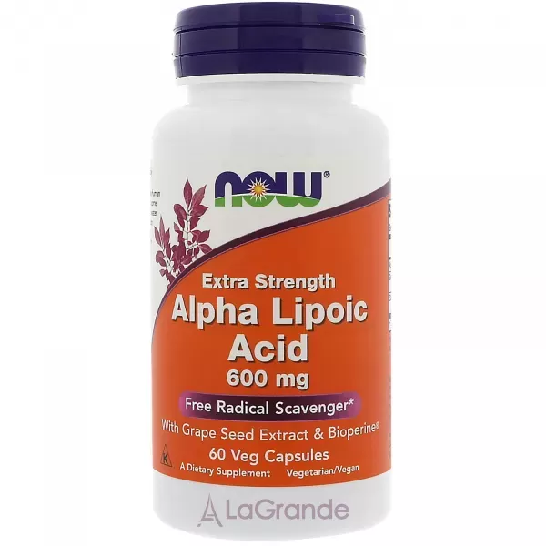 Now Foods Alpha Lipoic Acid 600 mg �����-����� �������, 600 ��