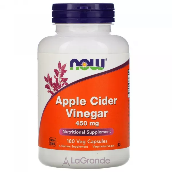Now Foods Apple Cider Vinegar 450 mg �������� ���� ��������, 450 ��