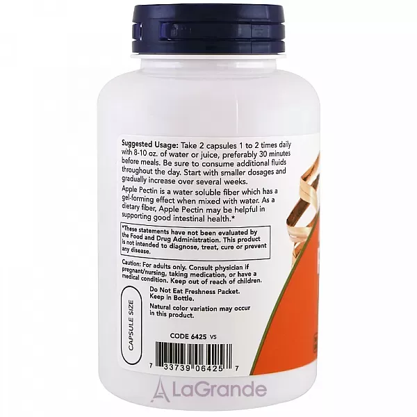 Now Foods Apple Pectin 700 mg �������� ������, 700 ��