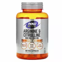 Now Foods Arginine & Citrulline 500 mg/250 mg ������ � �������, 500 ��/250 ��