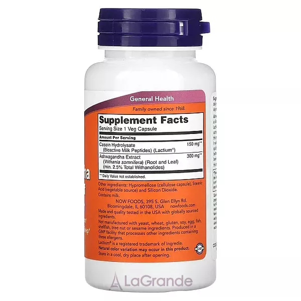Now Foods Ashwagandha Stress Relief ���������� ��� ������ �������
