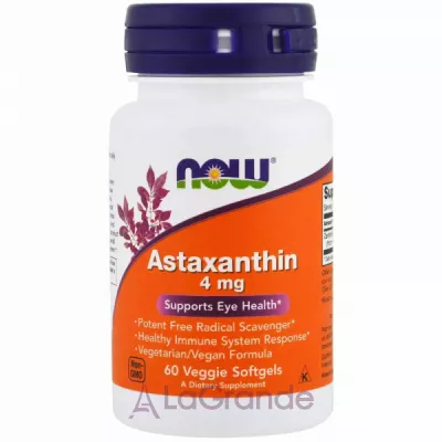 Now Foods Astaxanthin 4 mg  ( ' ), 4 