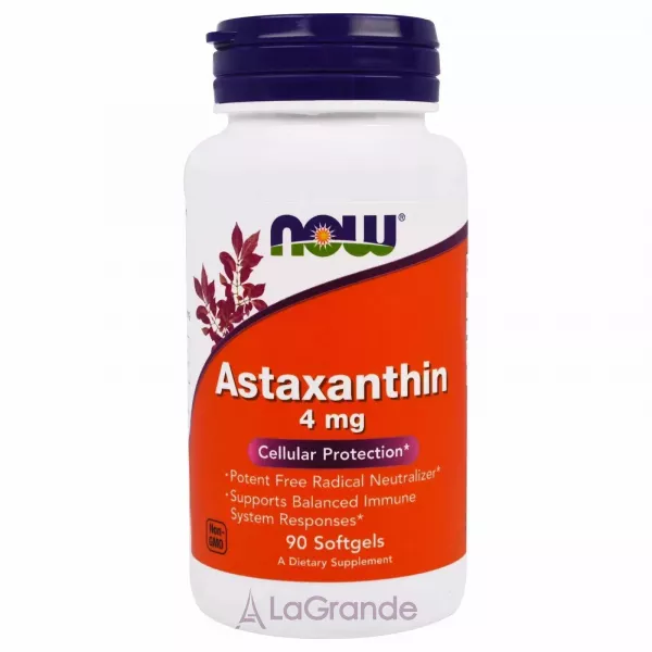 Now Foods Astaxanthin 4 mg ����������� ������� 