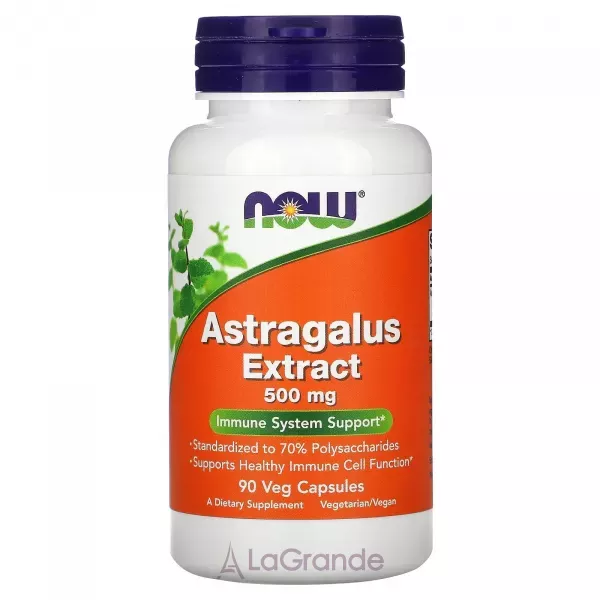 Now Foods Astragalus Extract 500 mg �������� ���������, 500 ��