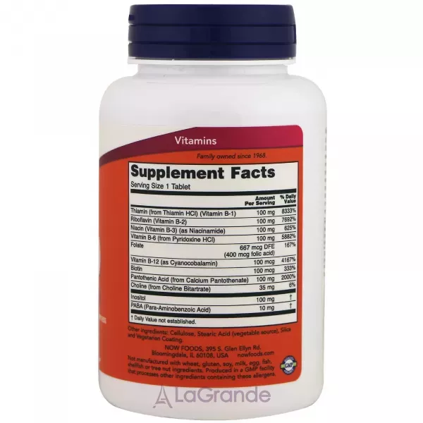 Now Foods �-100 Nervous System Health �-��������, ����������� �������������