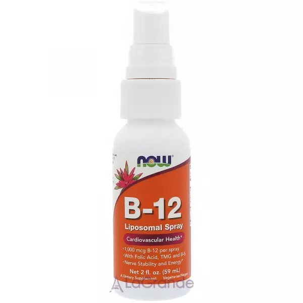 Now Foods B-12 Liposomal Spray 1000 mcg ������� �12, ������������� �����, 1000 ���