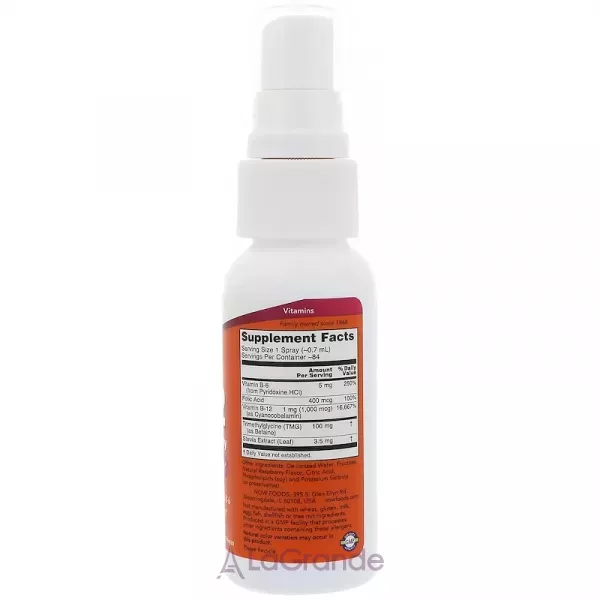 Now Foods B-12 Liposomal Spray 1000 mcg ������� �12, ������������� �����, 1000 ���