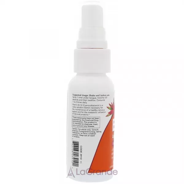 Now Foods B-12 Liposomal Spray 1000 mcg ������� �12, ������������� �����, 1000 ���