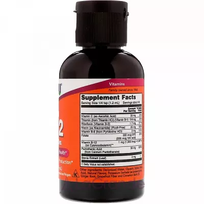 Now Foods Liquid B-12 B-Complex г  B-12