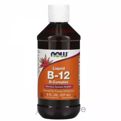 Now Foods Liquid B-12 B-Complex   B-12