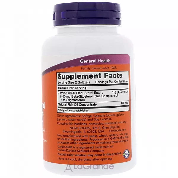 Now Foods Beta-Sitosterol Plant Sterols ����-����������, ������������ �������