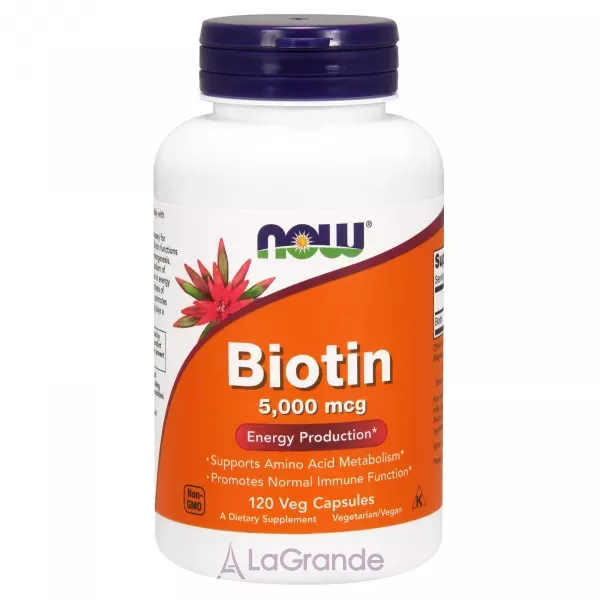 Now Foods Biotin 5000 mcg ������, 5000 ���