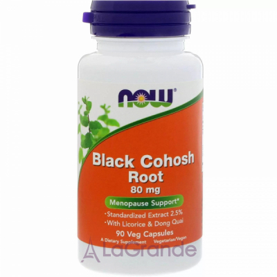 Now Foods Black Cohosh Root 80 mg       , 80 