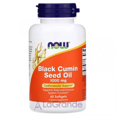 Now Foods Black Cumin Seed Oil 1000 mg    , 1000 