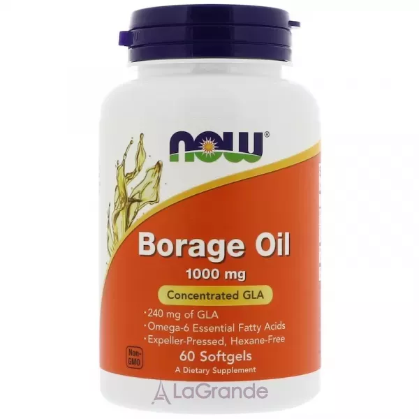 Now Foods Borage Oil 1000 mg ����� ����������, ������������ ���, 1000 ��
