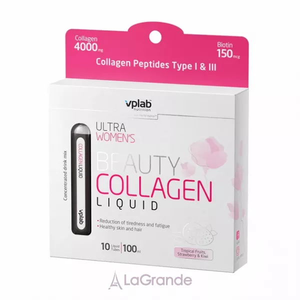 Vplab Ultra Women's Beauty Liquid Collagen Tropical Fruits г���� ������� � ������ ������� �������� �� �� 10 ������ � ������ �� 10 ��