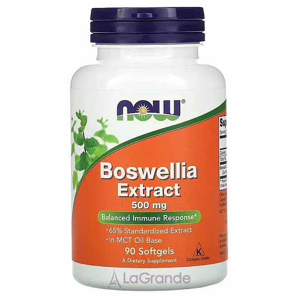 Now Foods Boswellia Extract 500 mg ������� ��������, 500 ��