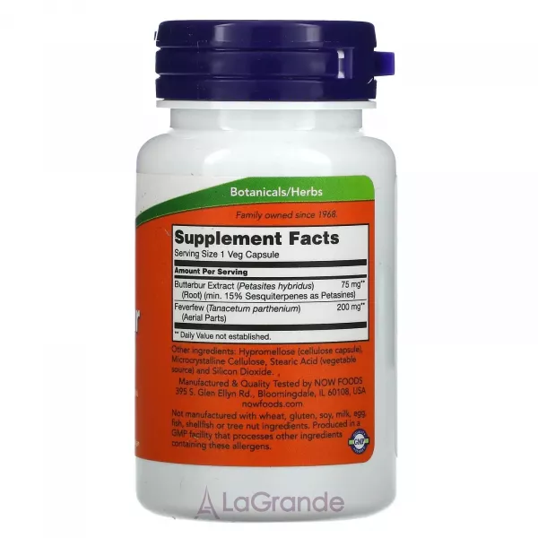 Now Foods Butterbur ������������ ���������, ϳ������ (����������� ��������)