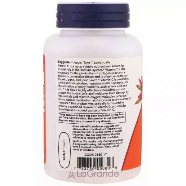 Now Foods C-1000 With Rose Hips ³���� C-1000 �� ��������