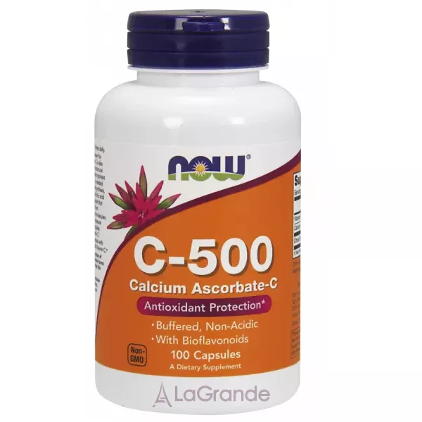Now Foods C-500 Calcium Ascorbate-C ³���� C �� �������� ������� � �������������, 500 ��