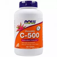 Now Foods Chewable C-500 ³���� �, 500 ��, �������� �������� � ������ ���������