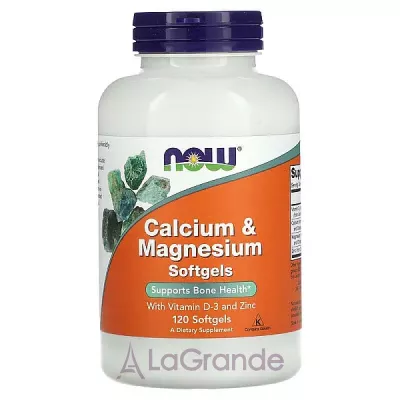 Now Foods Calcium & Magnesium      D-3  