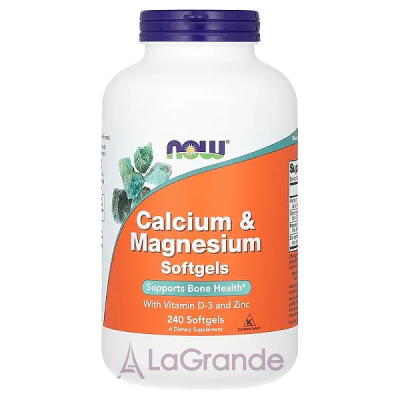 Now Foods Calcium & Magnesium      D-3  