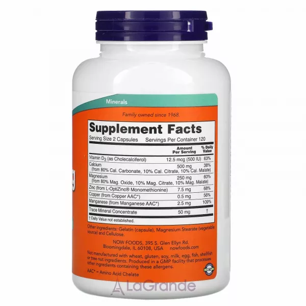 Now Foods Cal-Mag Caps ������� �� ������ � �������������� �� ������� D