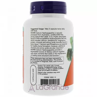 Now Foods Calcium Hydroxyapatite   (  )