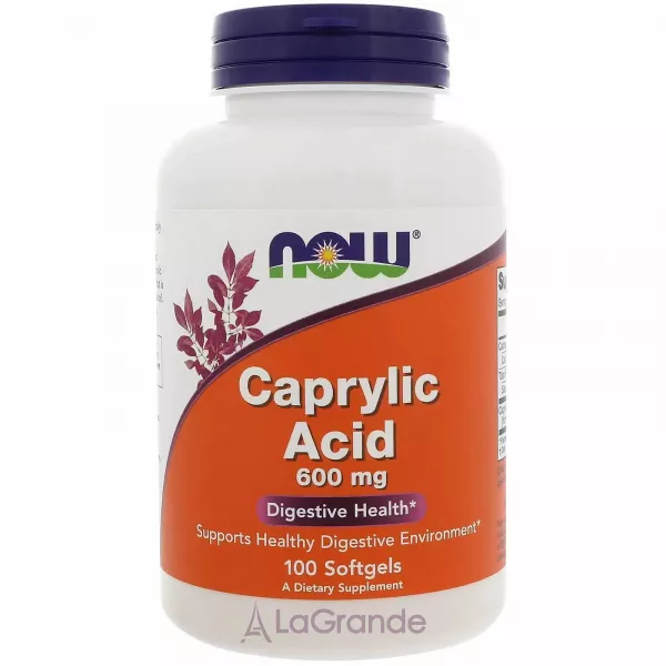 Now Foods Caprylic Acid 600 mg ��������� �������, 600 ��
