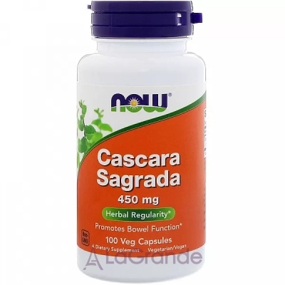 Now Foods Cascara Sagrada 450 mg  , 450 