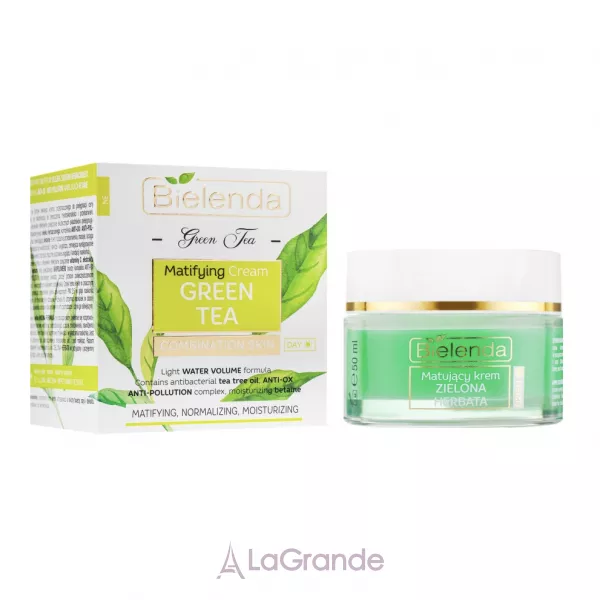 Bielenda Green Tea Day Mattifying Face Cream Combination Skin ����������� ���� ��� �������