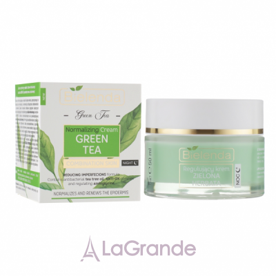 Bielenda Green Tea Regulating Night Face Cream Combination Skin ͳ        