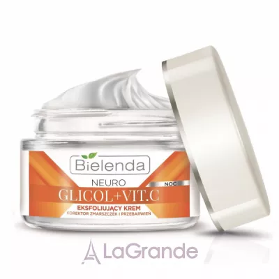 Bielenda Neuro Glycol + Vit.C Exfoliating Night Face Cream ͳ -  