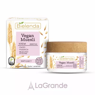 Bielenda Vegan Muesli Mattifying Day Night Cream      ,    