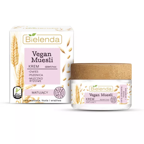 Bielenda Vegan Muesli Mattifying Day Night Cream ���������� ���� ��� ���� ��� ������, ��������������� � �������������� ����
