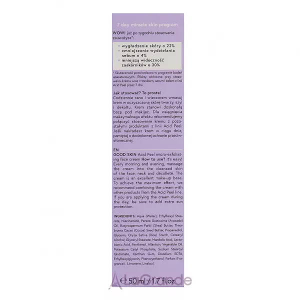 Bielenda Good Skin Acid Peel Micro-Exfoliating Face Cream �������������� � ������������� ������������������� ���� ��� ����
