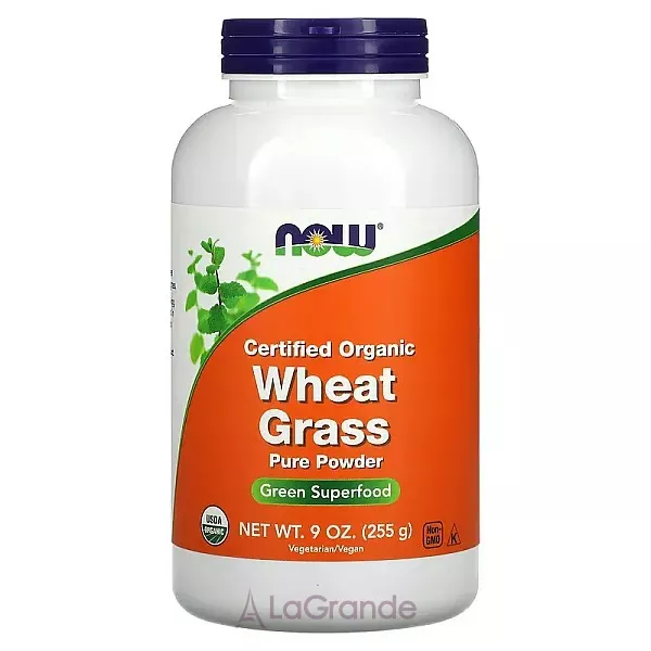 Now Foods Certified Organic Wheat Grass ��������� �������, ���������, �������������