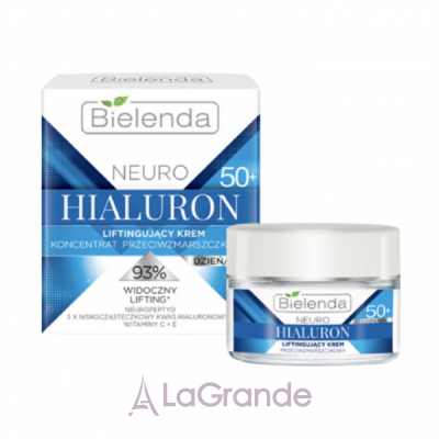 Bielenda Neuro Hialuron Hydrating Anti-wrinkle Face Cream      50+