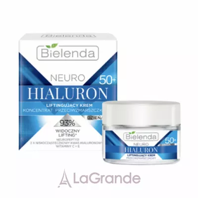 Bielenda Neuro Hialuron Hydrating Anti-wrinkle Face Cream      50+