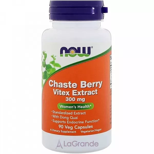 Now Foods Chaste Berry Vitex Extract 300 mg �������� ������ ����������, 300 �� (�������� ���������� �������)