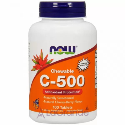 Now Foods Chewable C-500 ³ -500,     - ( )