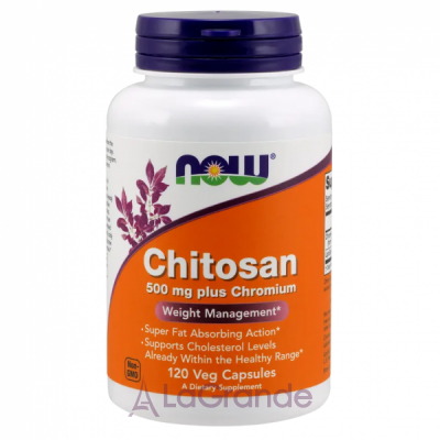 Now Foods Chitosan 500 mg Plus Chromium     