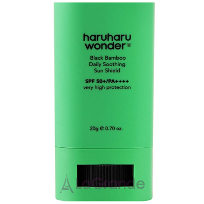 Haruharu Wonder Black Bamboo Daily Soothing Sun Shield SPF50+ PA++++       