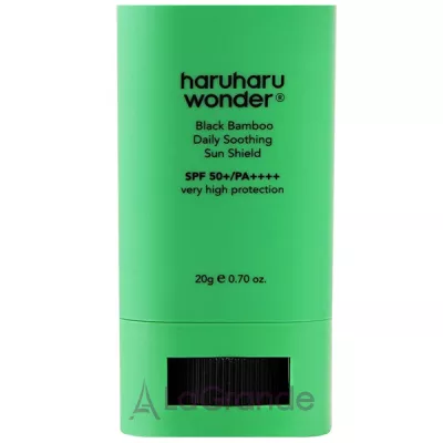 Haruharu Wonder Black Bamboo Daily Soothing Sun Shield SPF50+ PA++++       