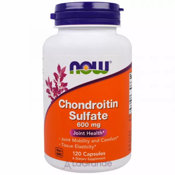 Now Foods Chondroitin Sulfate 600 mg ���������� �������, 600 �� (��� ��������� �������������� ����� � �������������� ������� �����)