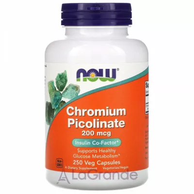 Now Foods Chromium Picolinate 200 mcg  , 200 