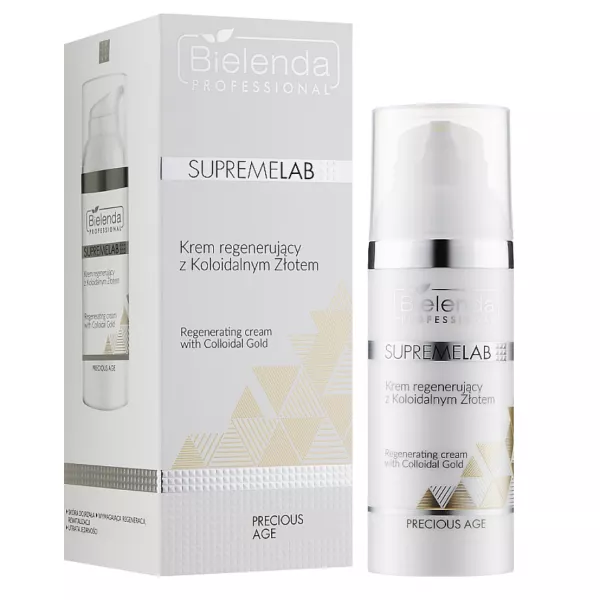 Bielenda Professional SupremeLab Precious Age Regenerating Cream With Colloidal Gold ����������������� ���� ��� ���� � ���������� �������